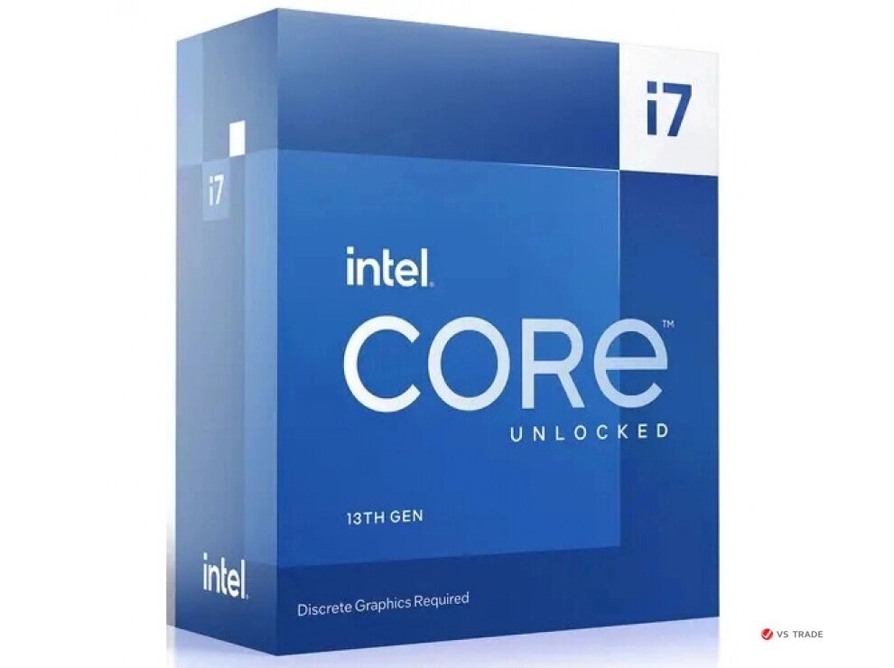 Процессор Core i7-13700F 2.1GHz, 16C/24T, 30Mb Intel Smart Cache, TDP65W, LGA1700, BX8071513700 от компании turan - фото 1