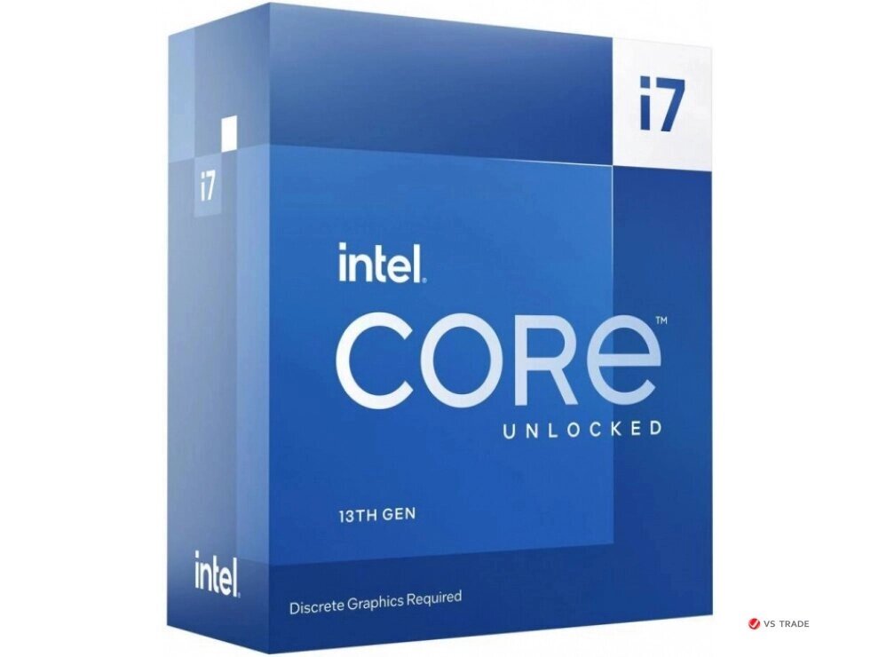 Процессор Core i7-13700F 3.4GHz, 16C/24T, 30Mb Intel Smart Cache, TDP125W, LGA1700, BX8071513700KF от компании turan - фото 1