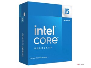Процессор intel core i5-14600KF 3.5ghz (5.3ghz turbo boost), 14C/20T,6xp/8xe), 24mb, TDP125W, LGA1700, BX8071514600KF