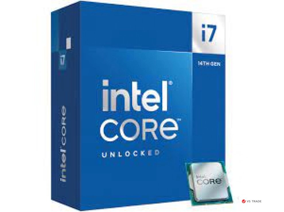 Процессор Intel Core i7-14700K 3.4GHz (5.6GHz Turbo boost), 20C/28T, (8xP/12xE), 33Mb, TDP125W, LGA1700, BX8071514700K от компании turan - фото 1