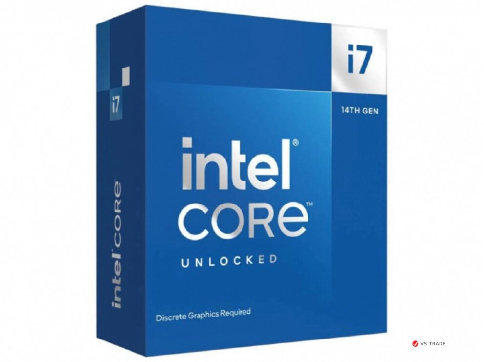 Процессор Intel Core i7-14700KF 3.4GHz (5.6GHz Turbo boost), 20C/28T, (8xP/12xE), 33Mb, TDP125W, LGA1700, BX8071514700KF от компании turan - фото 1