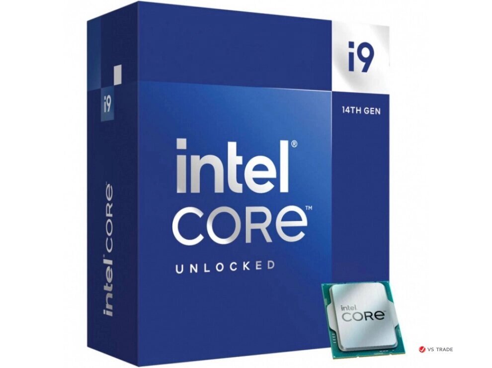 Процессор Intel Core i9-14900K 3.2GHz (6GHz Turbo boost), 24C/32T, (8xP/16xE), 36Mb, TDP125W, LGA1700, BX8071514900K от компании turan - фото 1