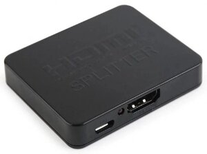 Разветвитель HDMI Cablexpert DSP-2PH4-03, HD19F/2x19F, 1 компьютер =2 монитора, Full-HD, 3D, 1.4v,