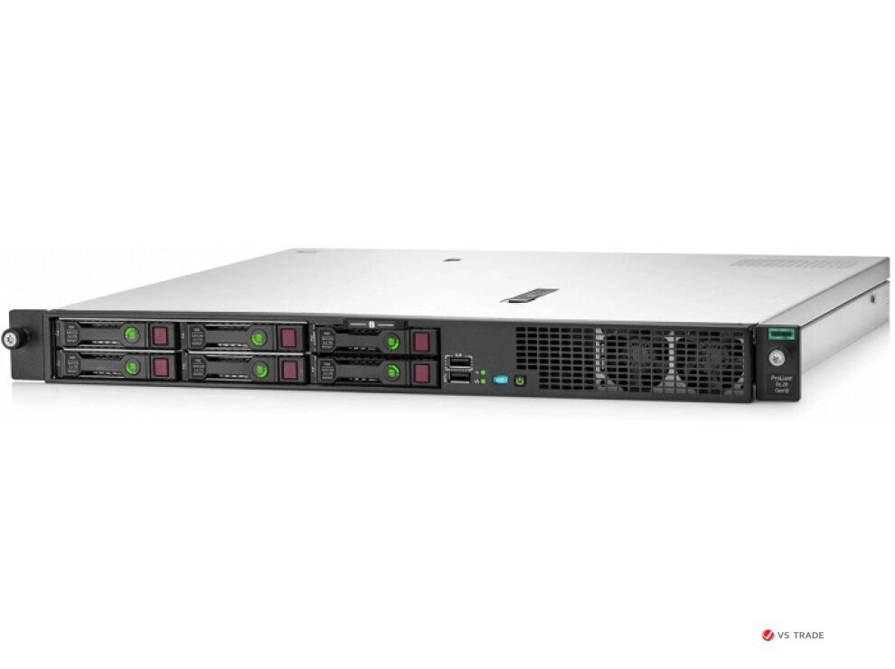 Сервер HPE DL20 Gen10+ P44112-421 (1xXeon E-2314(4C-2.86G)/ 1x8GB/ 2 LFF nhp/ VROC SATA RAID/ 2x1GbE/ 1x290Wp/3yw) от компании turan - фото 1