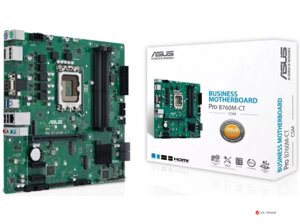 Сист. плата ASUS pro B760M-CT-CSM, B760, 1700, 4xddr5, PCI-ex16, PCI-ex1, 2xm. 2, 4xsata, 2xdp, HDMI, D-sub, BOX