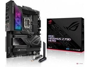 Сист. плата ASUS ROG maximus Z790 DARK HERO, Z790,1700,4xddr5,2xpci-ex16, PCI-ex4,5xm. 2,4xsata,2xthbolt, HDMI, WIFI7,