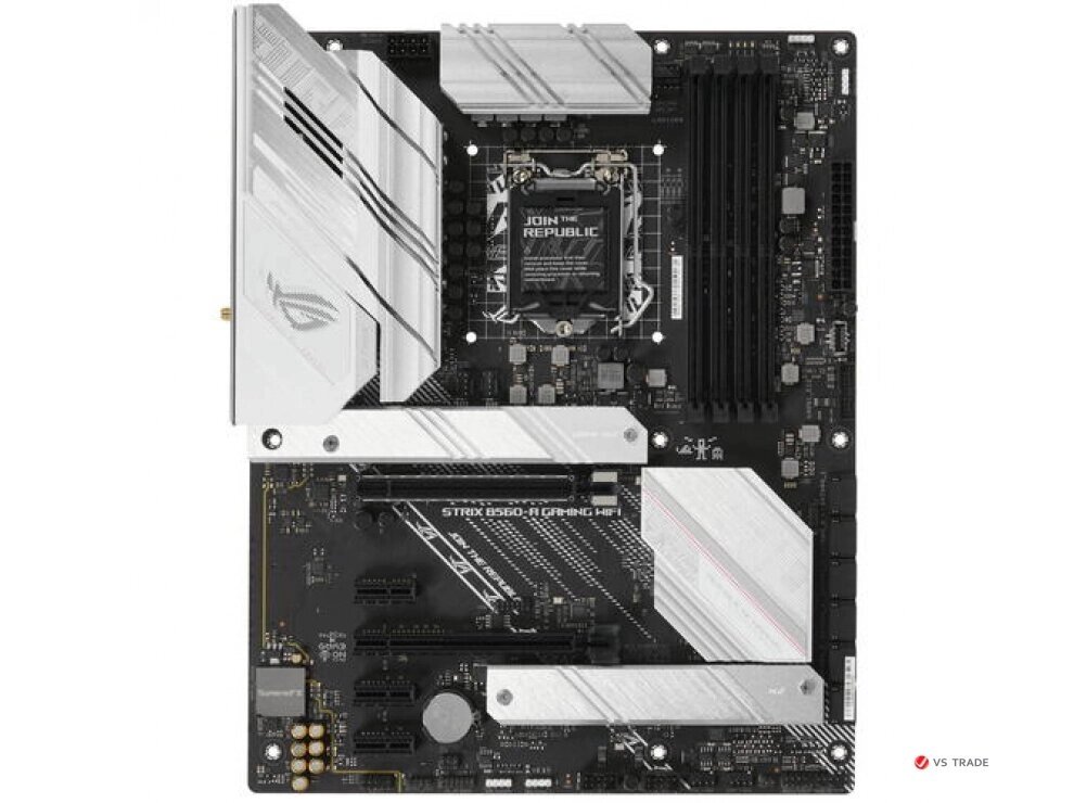 Сист. плата ASUS ROG STRIX B560-A GAMING WIFI,B560,1200,4xDIMM DDR4,2xPCI-E x16,3xPCI x1,M. 2,6xSATA, HDMI, DP, WIFI6, от компании turan - фото 1