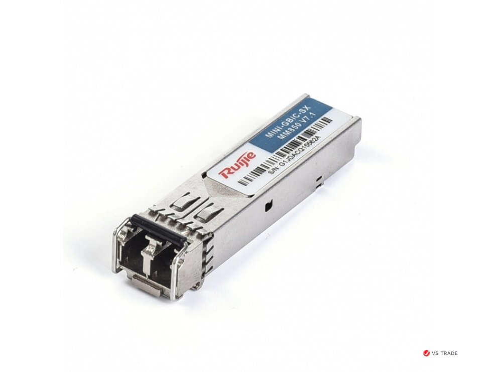 Трансивер оптический RUIJIE MINI-GBIC-SX-MM850 1000BASE-SX, SFP Transceiver, MM (850nm, 550m, LC) от компании turan - фото 1