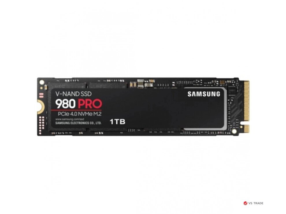 Твердотельный накопитель Samsung 980, MZ-V8P1T0BW, 1000 ГБ, M. 2 2280 PCI-E, чтение: 7000 МБ/с, запись: 5000 МБ/с, TLC от компании turan - фото 1