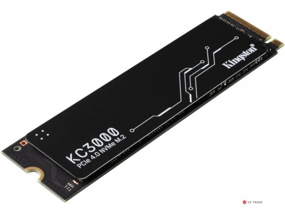 Твердотельный накопитель SSD Kingston KC3000 1TB M. 2 2280 NVMe PCIe Gen 4.0 x4 3D TLC NAND, Read Up to 7000, write Up от компании turan - фото 1