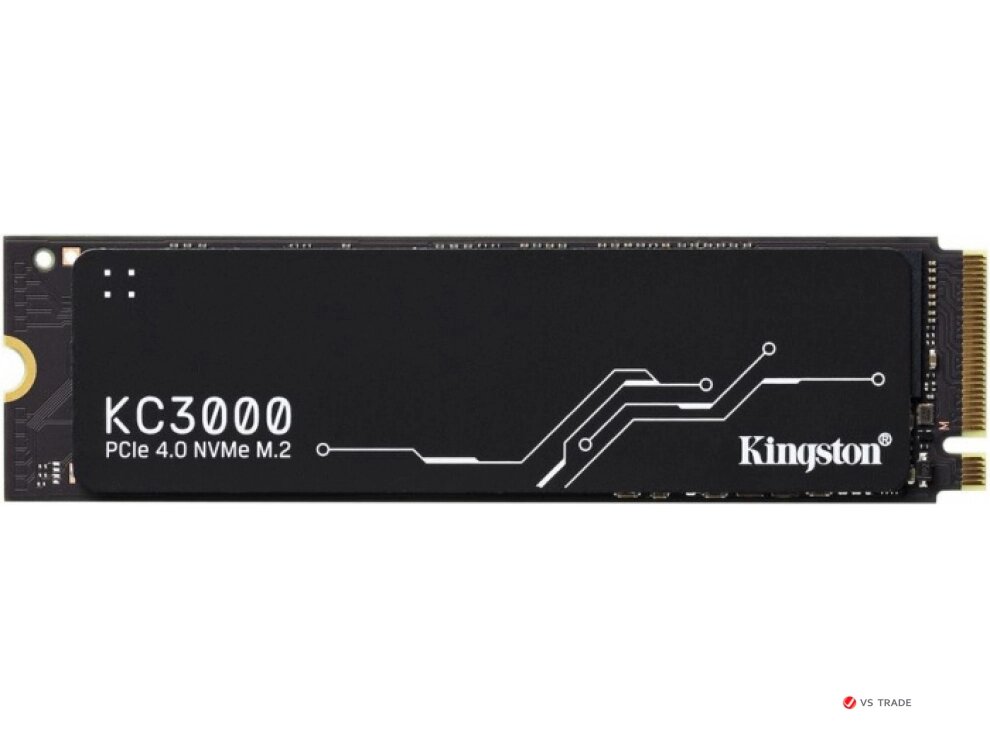 Твердотельный накопитель SSD Kingston KC3000 2TB M. 2 2280 NVMe PCIe Gen 4.0 x4 3D TLC NAND, Read Up to 7000, write Up от компании turan - фото 1