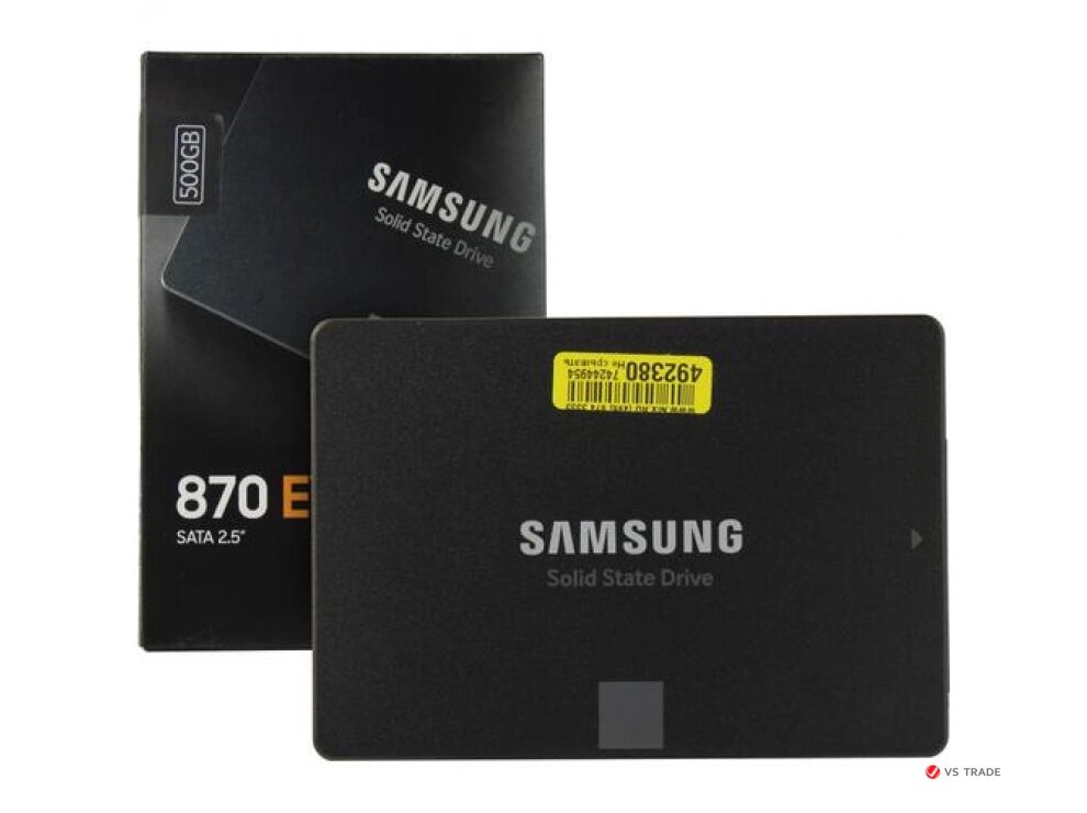 Твердотельный накопитель SSD Samsung 870 EVO, MZ-77E500BW, 500 ГБ, 2.5" SATA III, чтение: 560 МБ/с, запись: 530 МБ/с, от компании turan - фото 1