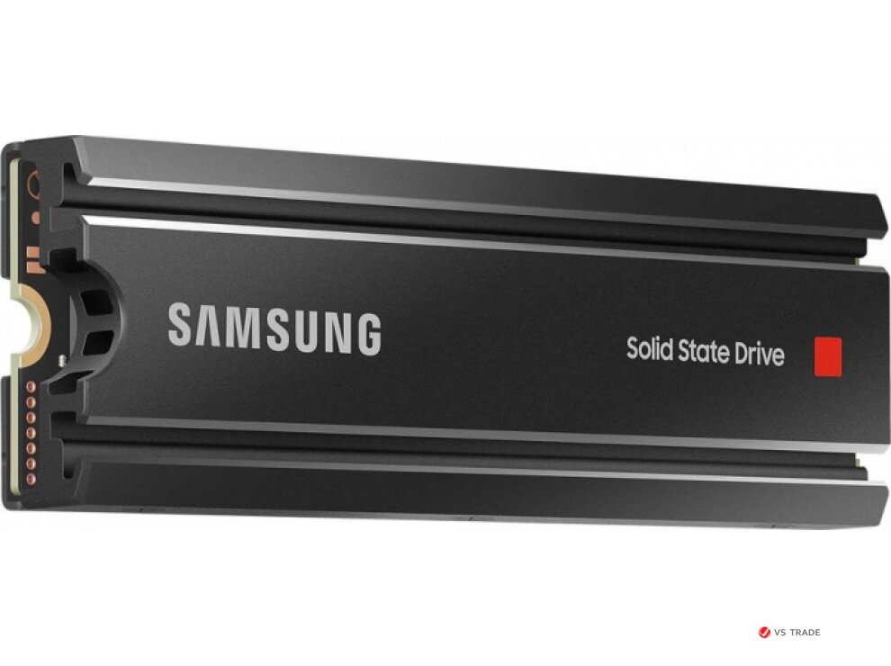 Твердотельный накопитель SSD Samsung 980 PRO (с радиатором), MZ-V8P1T0CW [1 ТБ, M. 2 2280 PCI-E, чтение: 7000 МБ/с от компании turan - фото 1