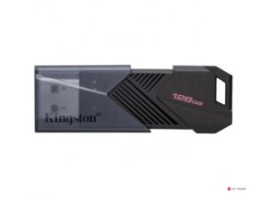 USB Flash Kingston 128 GB, Data Traveler Exodia Onyx USB 3.2, Type-A, Mate Black, DTXON/128GB