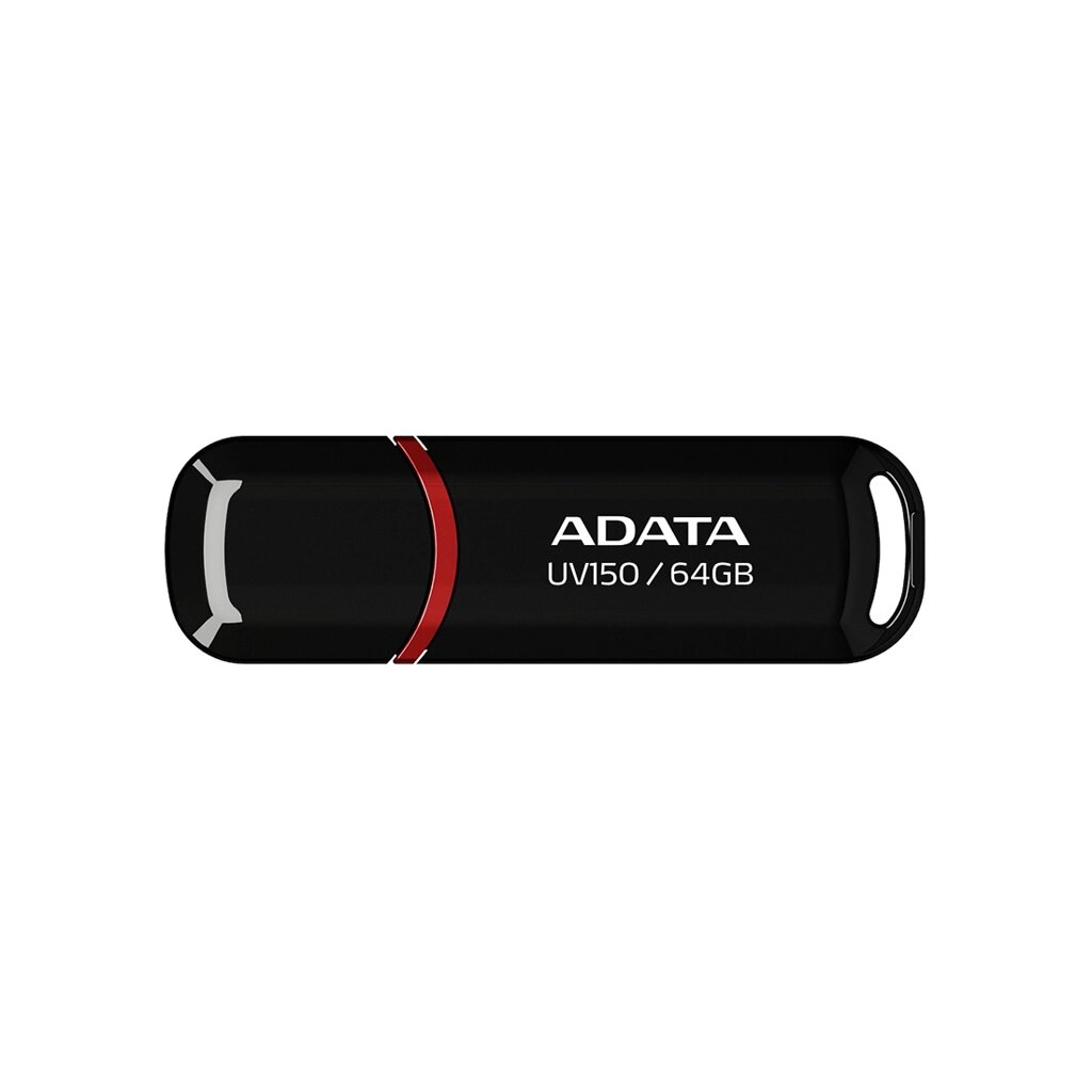 USB-накопитель ADATA AUV150-64G-RBK 64GB Черный от компании turan - фото 1