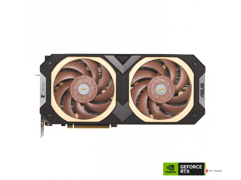 Видеокарта ASUS RTX4080-O16G-NOCTUA, 16Gb GDDR6X/ 256bit, 2xHDMI, 3xDP, HDCP Support 2.3 BOX от компании turan - фото 1