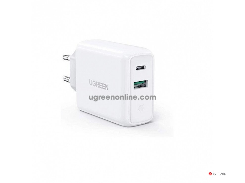 Зарядное устройство UGREEN CD170 36W USB-C Wall Charger EU (White), 60468 от компании turan - фото 1