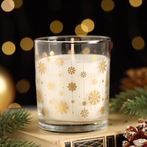 Ароматическая новогодняя свеча в стакане 'Зимний лес'