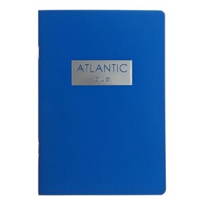 Блокнот А5-48 листов, Atlantic, обложка мелованный картон, ламинация soft-touch, тиснение фольгой, блок 60г/м2