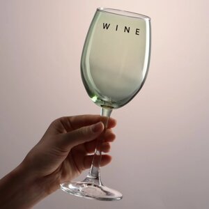 Бокал для вина 'Wine'360 мл, зеленый