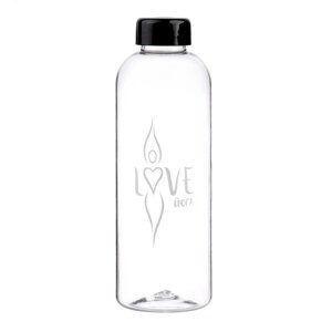 Бутылка для воды, 1 л, Love йога'