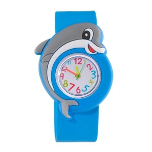 Часы наручные детские 'Дельфин'синие
