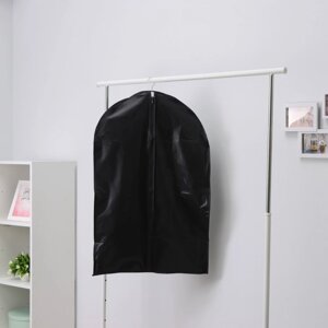 Чехол для одежды LaDоm, 60x90 см, плотный, PEVA, цвет чёрный