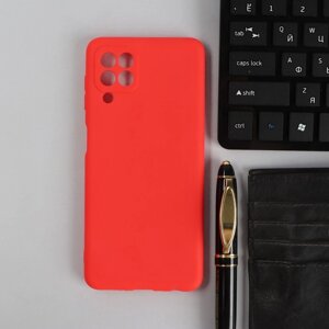 Чехол PERO, для телефона Samsung A22, силиконовый, красный
