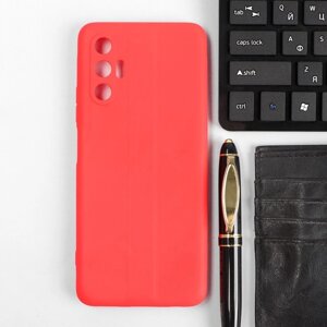 Чехол Red Line Ultimate, для телефона Tecno Pova 3, силиконовый, красный