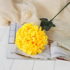 Цветы искусственные 'Герань королевская' 16х60 см, жёлтый (комплект из 2 шт.)