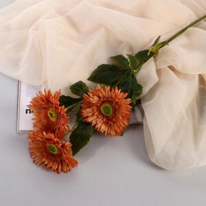 Цветы искусственные 'Хризантема колор галант' 10х60 см, оранжевый