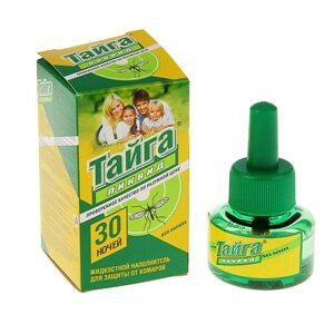 Дополнительный флакон-жидкость от комаров 'Тайга' Ликвид, без запаха, 30 ночей, флакон, 30 мл
