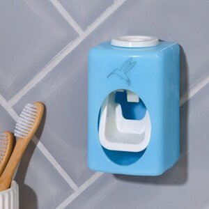 Дозатор для зубной пасты механический 'Колибри'9.5 х 5.8 см.