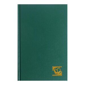 Ежедневник недатированный А5, 128 листов, обложка бумвинил, зеленый