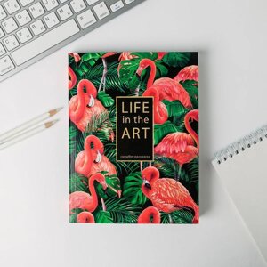Ежедневник-смешбук с раскраской антистресс А5, 80 л Life in the ART