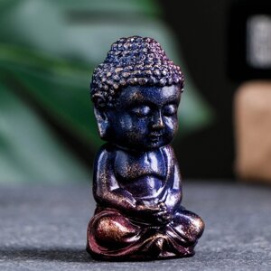 Фигура 'Будда' синий космос, 7см