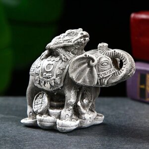 Фигура 'Слон на деньгах' под камень, 7,5х4,5х6см