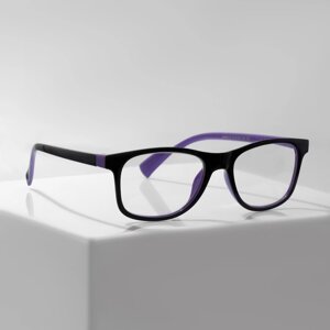 Готовые очки GA0519 (Цвет C2 фиолетовый, чёрный диоптрия + 3 тонировка Нет)