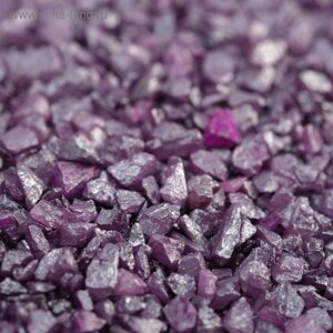 Грунт декоративный 'Пурпурный металлик' песок кварцевый 250 г фр. 1-3 мм