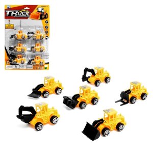 Игровой набор 'Строительная техника'6 тракторов