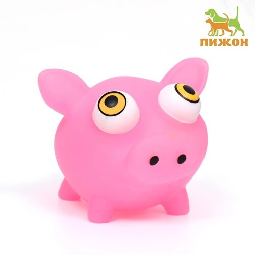 Игрушка для собак 'Свин' 12 см, розовая