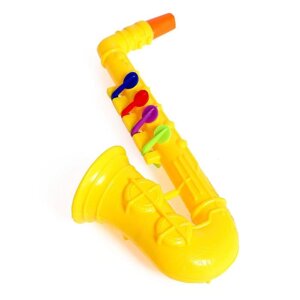 Игрушка музыкальная-саксофон 'Мелодия'цвета МИКС