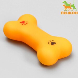 Игрушка пищащая малая 'Косточка с лапками' для собак, 8,5 см
