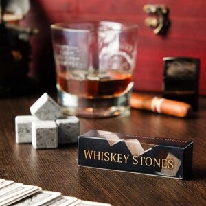 Камни для виски 'Whiskey stones'натуральный стеатит, 4 шт