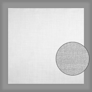 Канва для вышивания, равномерного переплетения, 50 x 50 см, цвет белый (комплект из 5 шт.)