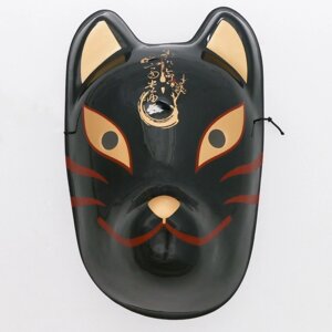 Карнавальная маска 'Лисица аниме'цвет чёрный