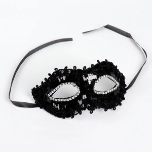 Карнавальная маска 'Венеция'цвет чёрный