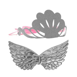 Карнавальный набор 'Великолепие'2 предмета крылья, корона, цвет серебро