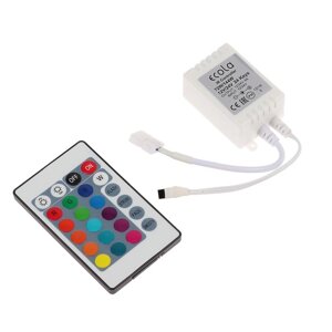 Контроллер Ecola для RGB ленты, 12 24 В, 6 А, пульт ДУ