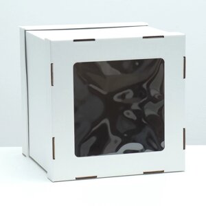 Коробка под торт, 30 х 30 х 30 см (комплект из 5 шт.)